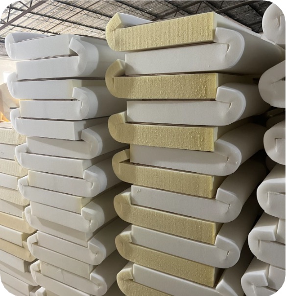 Comfortschuim zitkussen voor kerkstoelen